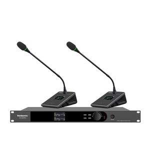 Système de microphone de conférence sans fil double 8200plus avec micro-cravate et micro-canon flexible - Product Image 2