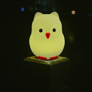 Disegno popolare lampada USB ricaricabili in Silicone LED luce notturna con la forma di uccello per bambini bambino bambino regalo di festa - Product Image 6