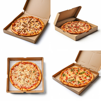 Caja de pizza personalizada al por mayor personalizada impresa 16 9 pulgadas 40X40 33 29cm blanca caja de pizza con logotipo personalizado Pizzakarton