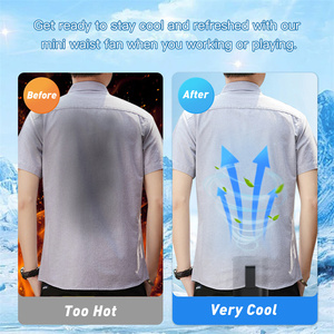 Xách Tay Eo <span class=keywords><strong>Fan</strong></span> Ba Tùy Chọn Có Thể Sạc Lại Pin Hoạt Động Điện Clip-On Áo Sơ Mi <span class=keywords><strong>Fan</strong></span> Đối với Trang Chủ Xe Ngoài Trời Khách Sạn RV Sử Dụng - Product Image 4