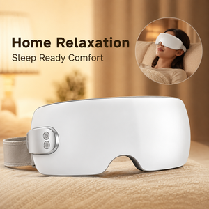 Masseur oculaire <span class=keywords><strong>intelligent</strong></span> électrique avec compresse chaude, massage par pression d'air et vibration, étiquette personnalisée, fourniture d'usine - Product Image 2
