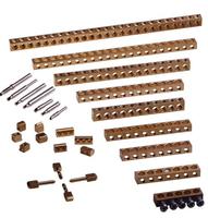 Bloc de bornes en laiton de haute qualité 10-300A |   Barre omnibus de mise à la terre/neutre pour rail DIN |   Tableaux de distribution pour applications industrielles |   Boulon