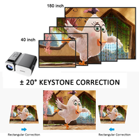 Mini projecteur Portable 2.4G Android Wifi, support 1080P BT LED LCD projecteur téléphone Mobile Smart projuecteur pour Home cinéma cadeau