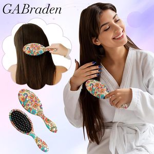 Cepillo Desenredante para el Cabello con Logotipo Personalizado al por Mayor, Cerdas UV, Impresión a Color, Cojín de Aire, Masaje y Cuidado Capilar - Product Image 6