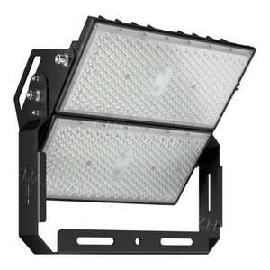 A02-serie module rechthoekige zonnescherm zwarte spuitgietaluminium driver cover hoge mast floodlight RGB <span class=keywords><strong>flood</strong></span> 1000W LED stadionverlichting - Product Image 2