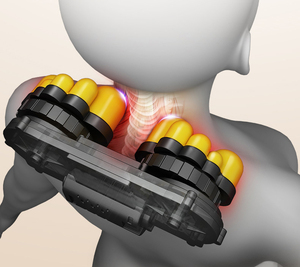 Cojín de Masaje Vibratorio Térmico Coreano con Cabezal Ajustable Automático para Cuello y Espalda <span class=keywords><strong>Shiatsu</strong></span> - Product Image 2