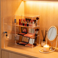 Vitrine de présentation portable en acrylique pour figurines et objets de collection, idéale pour la maison et le bureau – Vente directe usine
