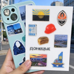 Pegatinas 3D personalizadas con epoxi para teléfonos, impresión de pegatinas Kiss Cut, hojas de pegatinas para fundas de teléfono al por mayor - Product Image 1