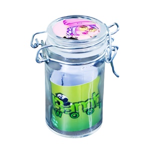 Pot en verre transparent moderne de 82 ml, hermétique, multi-motifs, anti-odeur, pour le stockage, boîte à humidité, humidor - Product Image 2