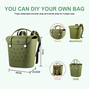 Nouveau <span class=keywords><strong>Sac</strong></span> de Plage Fourre-tout 30L en EVA 2-en-1 avec <span class=keywords><strong>Sac</strong></span> <span class=keywords><strong>Isotherme</strong></span> Étanche en PEVA, <span class=keywords><strong>Sac</strong></span> de Voyage Portable d'Extérieur OEM ODM 2026 - Product Image 3
