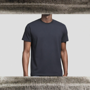 180GSM 100 Cotton <b>Mens</b> <b>T</b> <b>Shirt</b> Blank Short Sleeve Crew Neck Regular Fit Casual Jersey Tee Wholesale Clothing Basic <b>Shirt</b> Apparel - Product Image 3