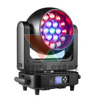 Mac Aura 19X25W Wash Zoom Lumière principale mobile LED RGBW 4in1 R2 Lumière de lavage pour Bar DJ Éclairage KTV