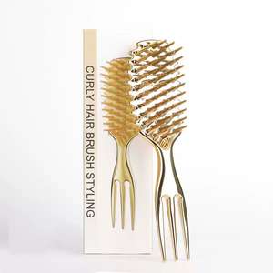 Peine Común con Mango de Plástico para Peluquería, para Pelucas, Peines de Agujas para Despeinar y Dar Volumen, para Peinar y Cortar el Cabello en Casa - Product Image 5