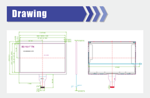 10.1 inch 1024*600 <span class=keywords><strong>TFT</strong></span> IPS <span class=keywords><strong>LCD</strong></span> hiển thị <span class=keywords><strong>Raspberry</strong></span> <span class=keywords><strong>Pi</strong></span> hiển thị cảm ứng điện dung mô-đun màn hình - Product Image 6