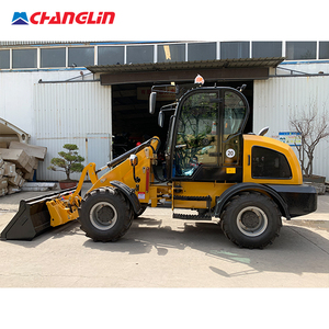 لودر أمامي صغير متعدد الوظائف يعمل بالديزل 4x4، لودر بعجلات صغير يعمل بالديزل - Product Image 5