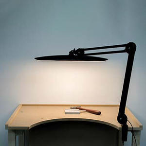 Bras oscillant LED Workbench Light Dimmable Metal Touch Jewelry Working Light Clip-on 24W Lampe de table avec gradateur - Product Image 2