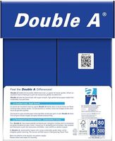 Papier Copie Double A4 75g/m² 80g/m² Blanc Feuilles d'Impression 500 Feuilles par Ramette pour Usage au Bureau