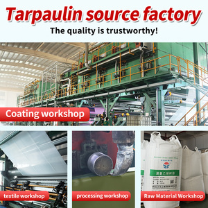 ผ้าใบพีวีซีแบบม้วน 420gsm ผ้าใบคลุมรถบรรทุกพีวีซี ผ้าใบเคลือบพีวีซี - Product Image 6