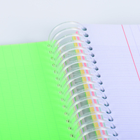 Nouvelle Recommandation de Produit : Cahier Professionnel à Spirale Format A4, Pages Intérieures Multicolores Assorties pour Dessin et Conception