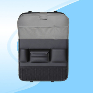 Premium <b>Car</b> Seat Back Organizer, Multifunctional Rear Seat Storage Bag with Foldable Dining <b>Table</b> Tray - Product Image 3