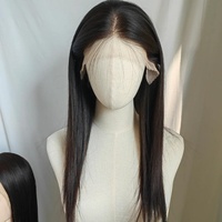 Perruque Lace Front en Cheveux Humains Brésiliens Vierges, Base en Soie, Nouée à la Main, Ligne de Cheveux Pré-épilée, Nœuds Blanchis