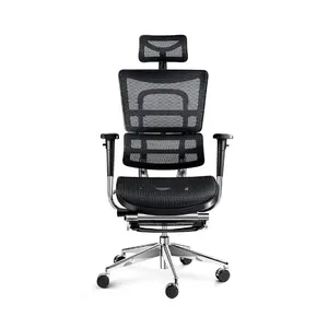 Posteriore regolabile in altezza girevole inclinazione maglia ergonomico bifma sedia da ufficio con poggiapiedi