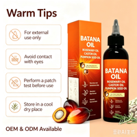 Minyak Batana Penumbuh Rambut Profesional 120ml Formula Alami Organik dengan Efek Menyegarkan untuk Rambut Kering, Mengembang, dan Rusak Perawatan Rambut