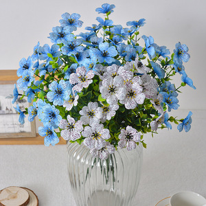 Bouquet de fleurs artificielles Laixing, eucalyptus violet en soie, pour la maison, les mariages et les décorations extérieures - Product Image 3