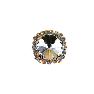 Boutons en strass en forme de goutte d'eau, ovales, marquise, octogonaux, en verre cristal, accessoires de robe de mariée DIY, sans nickel, origine Yiwu - Product Image 2