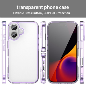 New arrivals cao điện thoại trong suốt trường hợp đối với <span class=keywords><strong>iPhone</strong></span> 16 Pro Max chống sốc cứng PC Acrylic điện thoại di động Trường hợp <span class=keywords><strong>iPhone</strong></span> 16 15 14 - Product Image 4