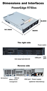 Schlussverkauf NEU/USAMMITGEBATTETER PowerEdge R750 R750XS 2U Rack Server CPU RAM SDD RAID <span class=keywords><strong>CTO</strong></span> NVME Server R750 SFF/LFF mit 3 Jahren Garantie - Product Image 4