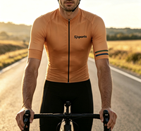 Maillot de cyclisme personnalisé OEM ODM pour hommes, manches courtes, respirant, imprimé par sublimation, pour vélo de route