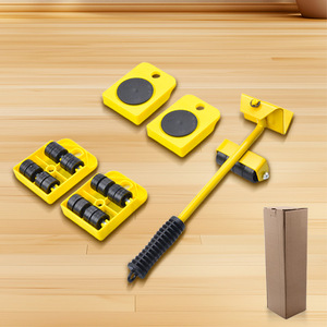 ชุดเครื่องมือในครัวเรือนฐานรอกจัดการวัตถุหนัก5ชิ้นงาน OEM ออกแบบได้เอง - Product Image 2