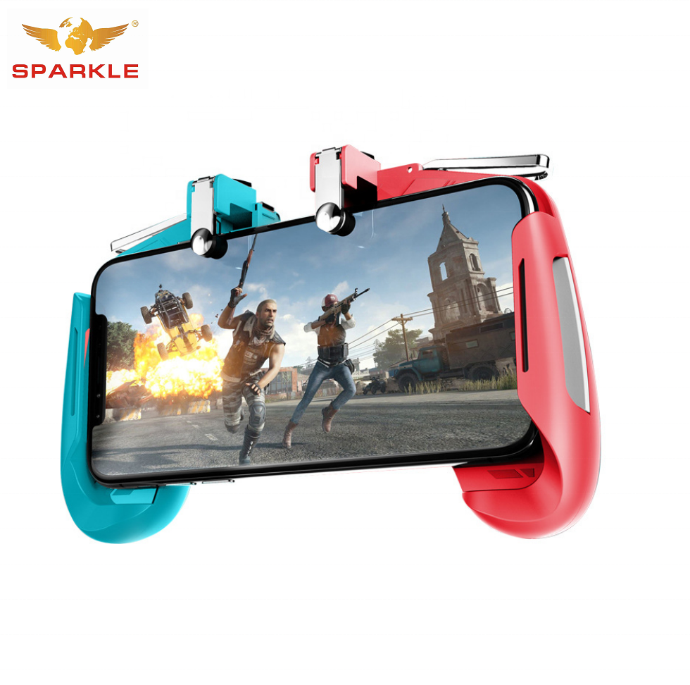 Игровой контроллер AK16 K18 K21 для PUBG, игровой контроллер с вентилятором активного охлаждения, радиатор для телефона, совместим с iPhone/Android