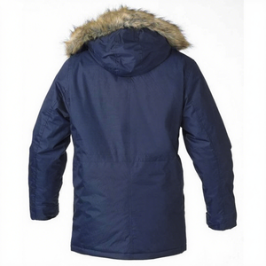Fourniture d'usine OEM Manteau d'<span class=keywords><strong>hiver</strong></span> imperméable et respirant personnalisable à capuche Parkas pour hommes Veste avec grandes poches - Product Image 4