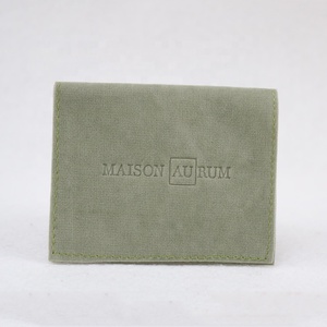 Custom Printed Suede <b>Envelope</b> Jewelry Pouch with Flap Velvet Jewelry Packaging <b>Gift</b> Bag - Product Image 3