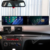 Autoradio QLED à double écran 12,3'' pour BMW Série 1 E81/E82/E87/E88 2006-2011, installation sur tableau de bord, GPS, Android Auto, CarPlay