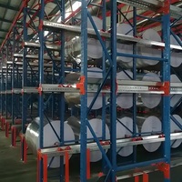 Étagère réglable sans boulons, grande capacité, étagère de stockage en acier métallique personnalisée, à insertion, pour entrepôt, protection contre la corrosion