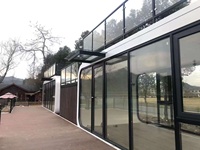 Maison conteneur préfabriquée résidentielle moderne de 20 pieds, modèle Apple Cabin, élégante, alimentée à l'énergie solaire, écologique, pour usage en supermarché ou comme salle de bain