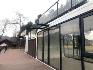 EU 20FT Modernes Wohn-Fertighaus Apple Cabin für Wohn-, Hotel-, Familien- und Resortnutzung Stilvolles Vorgefertigtes Containerhaus - Product Image 5