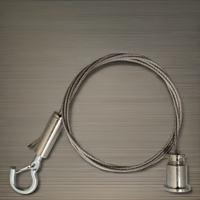 Acier galvanisé LED Éclairage de sécurité Câble de suspension Fixation au plafond Bornes à œillets en métal Application de corde Soudées