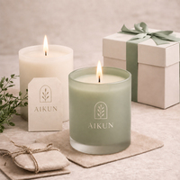 AIKUN - Fabrication de bougies parfumées raffinées en marque privée, prix d'usine, vente directe, contrôle qualité strict, pour la vente au détail en boutique