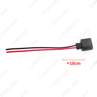 Konektor Listrik Otomotif 2-pin Female Dengan Kabel Pigtail Pra-terpasang untuk Kendaraan VW/Audi/Skoda/Seat