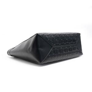 <span class=keywords><strong>Chhc</strong></span>, bolso de mano multiusos de gran capacidad para mujer, Color puro, letra clásica en relieve, informal, versátil, impermeable, de poliéster - Product Image 3