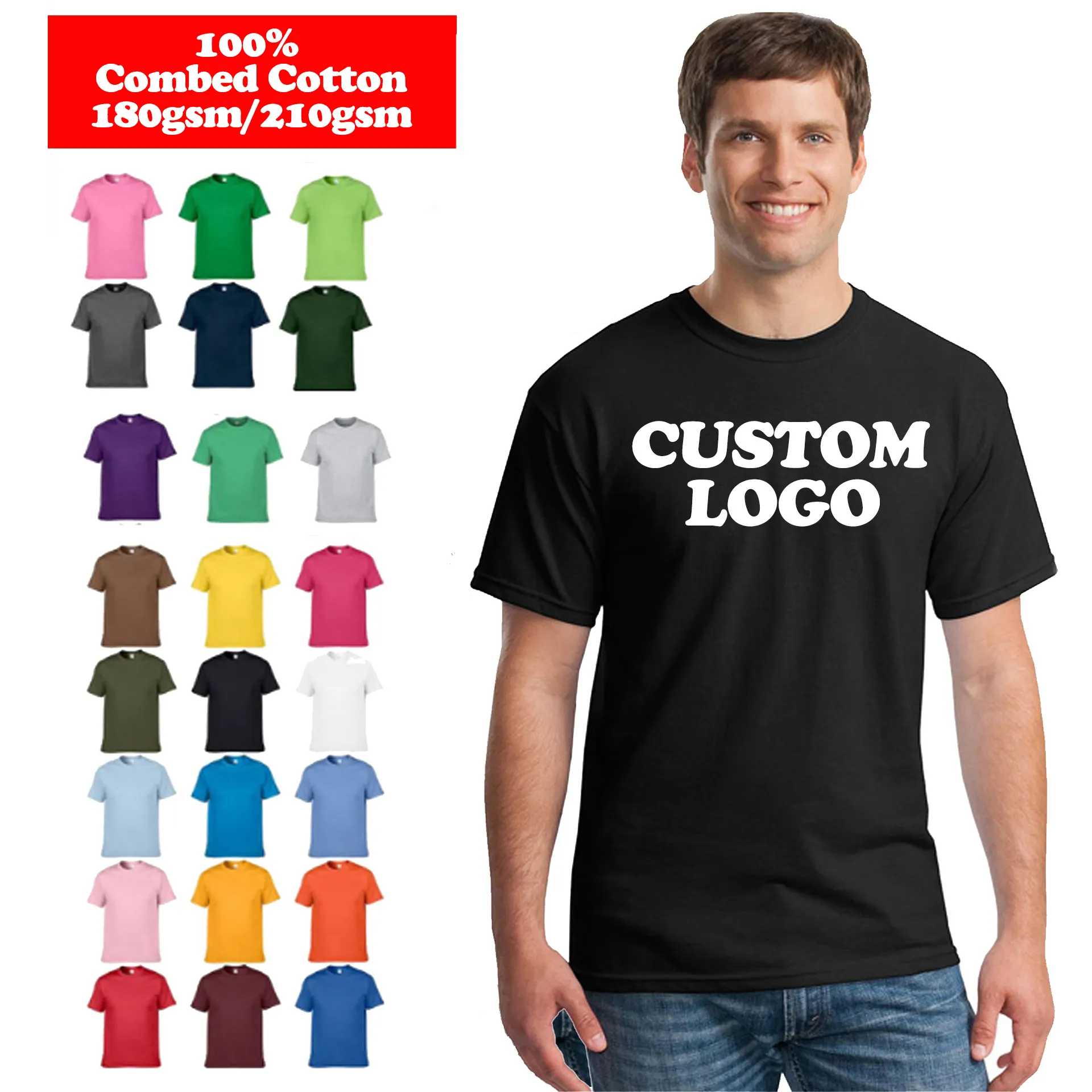 Mens And Womens Print On Demand T Shirt With Custom Logo