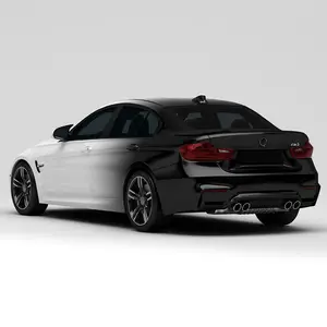 מפעל סיטונאי custom PPF מט שחור ולבן רכב לעטוף ויניל PVC גוף מדבקה עבור BMW 3 סדרה