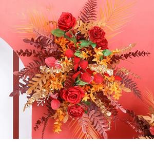 Haute Simulation Velours Rose Haute Qualité Fleur Décoration Intérieure Fleur Rose Artificielle Rose Fleurs - Product Image 6