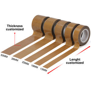 Kahverengi Siyah PTFE Kaplı Fiberglas Bant Hava Koşullarına Dayanıklı Yüksek Mukavemetli 19MM 10M Rulo Kalınlığı Özel OEM İhracat - Product Image 3