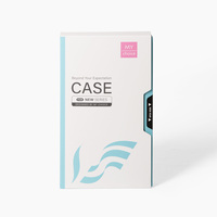 Caja de papel con cajón rectangular de alta calidad, caja de teléfono móvil de lujo, embalaje, paquete de caja con logotipo personalizado