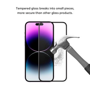 Nhà Máy Tùy Chỉnh 10H Đầy Đủ Bìa Tempered Glass Bảo Vệ Màn Hình Cho Iphone Tempered Glass Bảo Vệ Màn Hình 16 15 14 Pro Max - Product Image 6